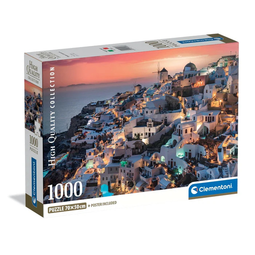 Puzzle Clementoni 1000 Peças Shades Of Santorini