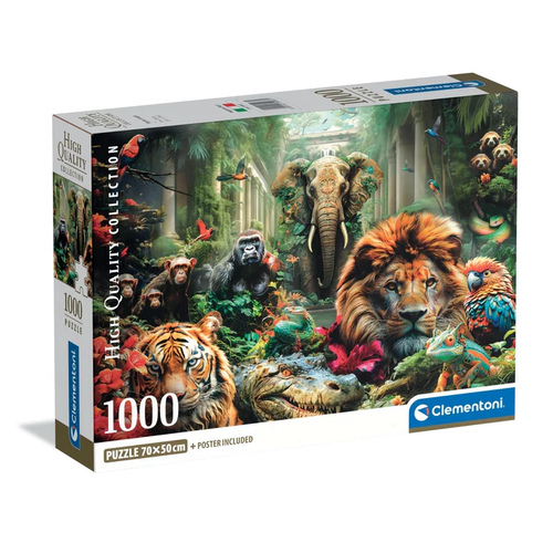 Puzzle Clementoni 1000 Peças Mystic Jungle