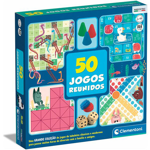 JOGO CLEMENTONI - PARTY GAMES - 50 JOGOS REUNIDOS 67721