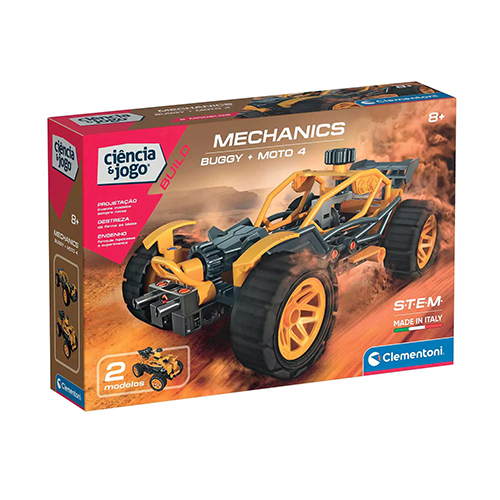 Jogo Clementoni Ciência&Jogo Laboratório de mecânica - Buggy + Moto 4