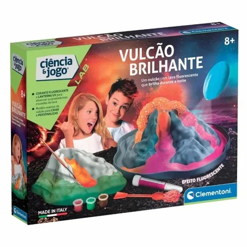 Jogo Clementoni Ciência&Jogo Vulcão Brilhante