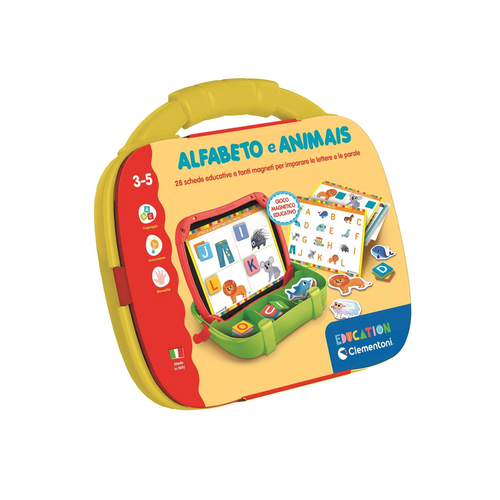 Jogo Clementoni Education Mala Magnética - Alfabeto e Animais