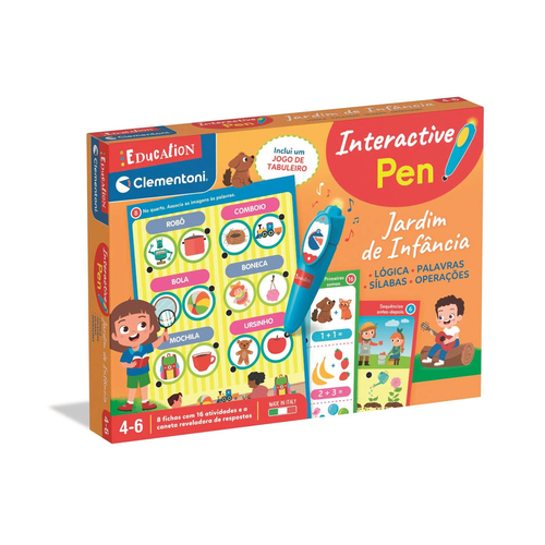 Jogo Clementoni Education Interactive Pen - Jardim de Infância