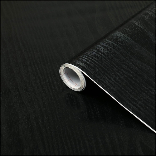 Rolo de Película Adesiva D-C-FIX 67.5cm x 2mts Madeira Preta