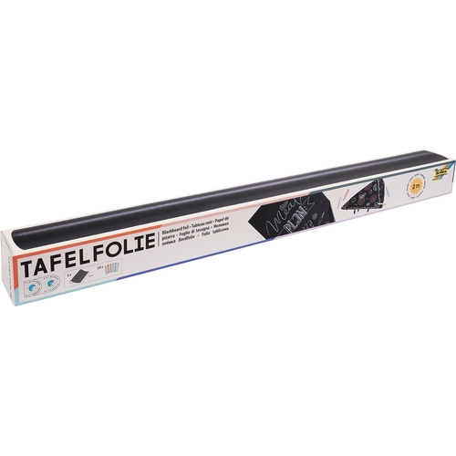 Rolo de Película Adesiva Folia Tipo Quadro Preto 45cm x 2mts