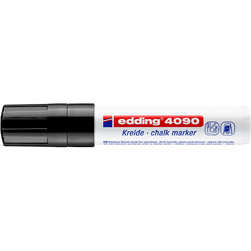 MARCADOR EDDING 4090 WINDOW PRETO 01