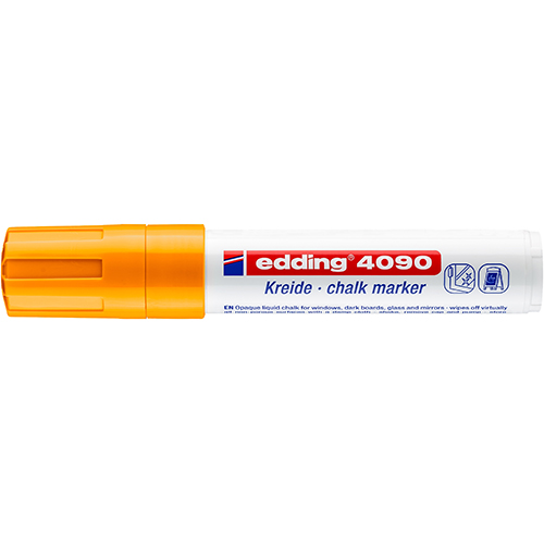 MARCADOR EDDING 4090 WINDOW LARANJA FLUORESCENTE 66