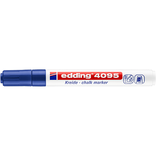 MARCADOR GIZ LÍQUIDO EDDING 4095 AZUL