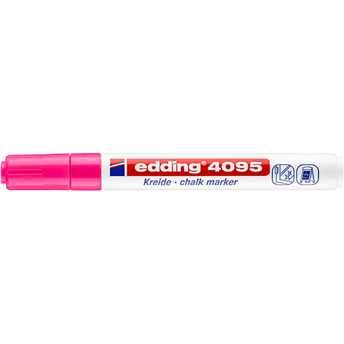 MARCADOR GIZ LÍQUIDO EDDING 4095 ROSA FLUORESCENTE