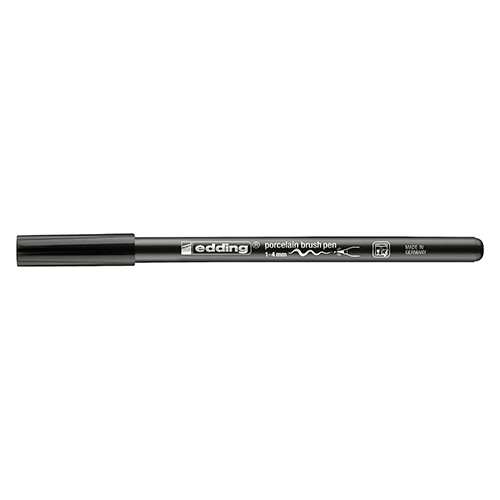 MARCADOR PORCELANA BRUSH PEN EDDING 4200-001 PRETO