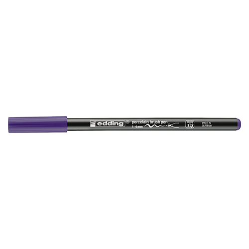 MARCADOR PORCELANA BRUSH PEN EDDING 4200-008 VIOLETA
