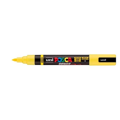 Marcador Posca PC-5BR Brush Amarelo (2)
