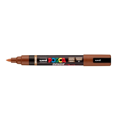 Marcador Posca PC-5BR Brush Castanho (21)
