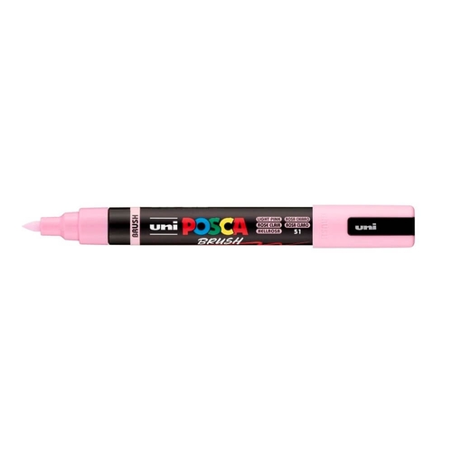 Marcador Posca PC-5BR Brush Rosa Claro (51)