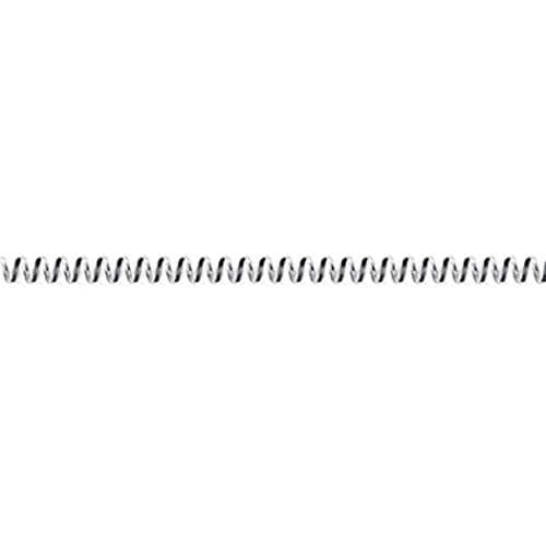 ARGOLA ESPIRAL METALICA PASSO 5.1 FEGOL 10MM PRATA