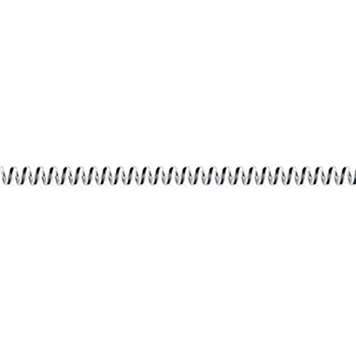 ARGOLA ESPIRAL METÁLICA PASSO 5.1 FEGOL 12MM PRATA