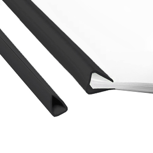 BAGUETE DE PLÁSTICO A4 10MM PRETA (609)