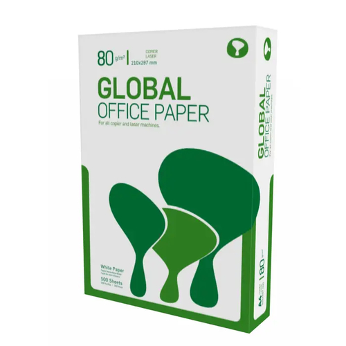 Resma Papel Fotocópia A4 80gr Global Branco