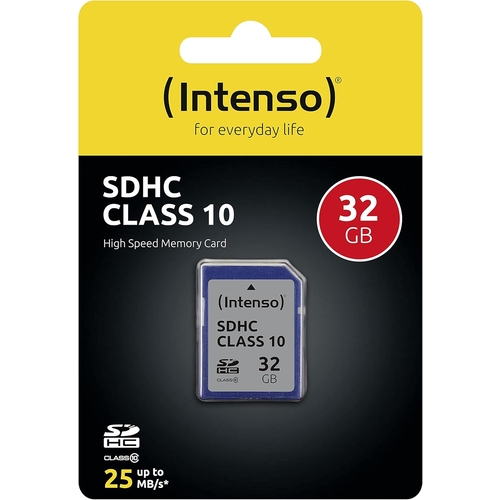 Cartão de Memória Intenso SDHC Class 10 32GB