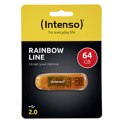 Disk-Pen USB 2.0 Intenso Rainbow Line 64GB