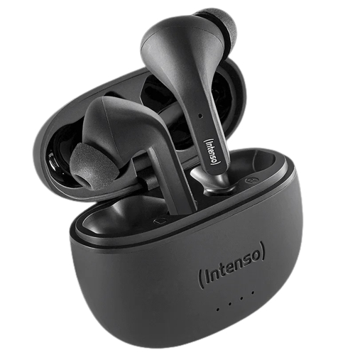 Auriculares Bluetooth Intenso Buds Preto (In Ear - Microfone)
