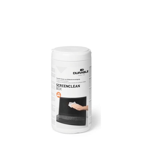 TOALHETES LIMPEZA DURABLE TFT/LCD 573602 (CAIXA 100 UNIDADES)