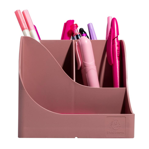 Organizador de Secretária Exacompta Wave Skadi Rosa Velho