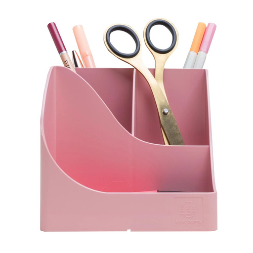 Organizador de Secretária Exacompta Wave Autentik Rosa