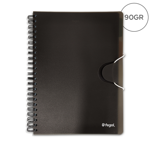 Caderno Capa PP A4 Fegol For All 5 Divisórias Pautado