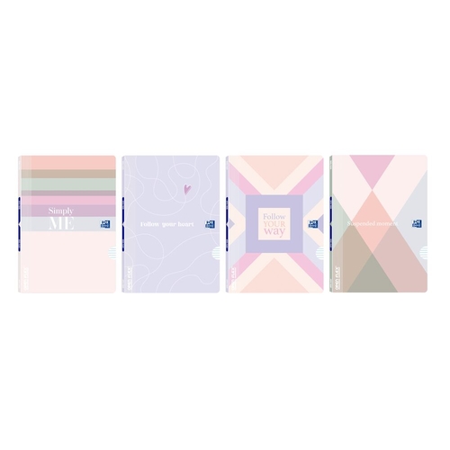 Caderno Agrafado A4 48 Folhas Oxford &Me Openflex Cute Pautado