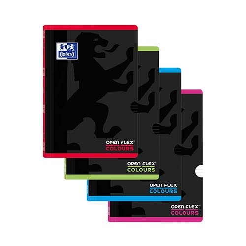 Caderno Agrafado A4 Oxford OpenFlex Colours Pautado 48 Folhas