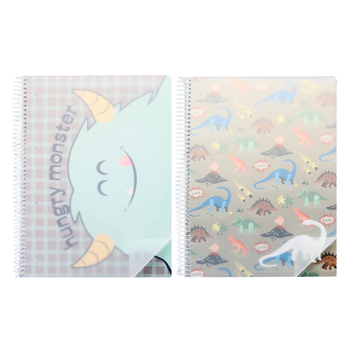 Caderno Espiral Capa PP A4 Ancor Blog Play Me Pautado 80 Folhas