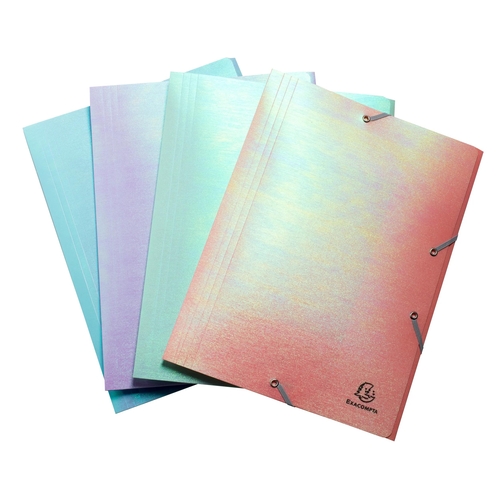 Capa com Elásticos A4 PP Exacompta Candy Tidy Sortido