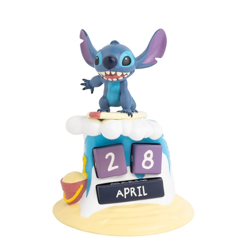 Calendário Erik Perpétuo 3D Disney Stitch Surfer