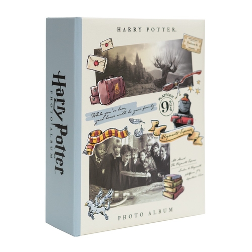 Album Fotográfico com 100 bolsas para Fotos 10x15cm Harry Potter