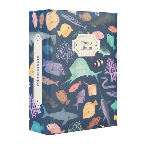 Album Fotográfico com 100 bolsas para Fotos 10x15cm Ocean Friends