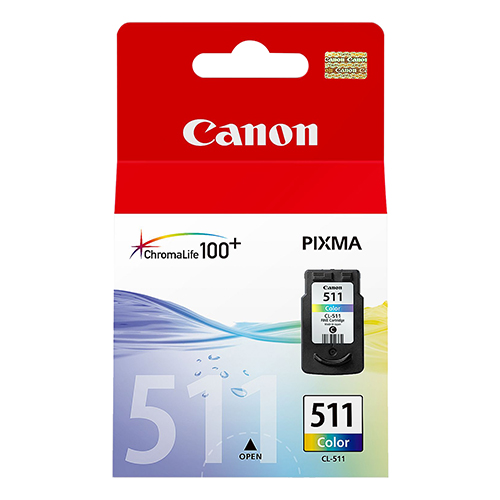 TINTEIRO ORIGINAL CANON CL-511 CORES