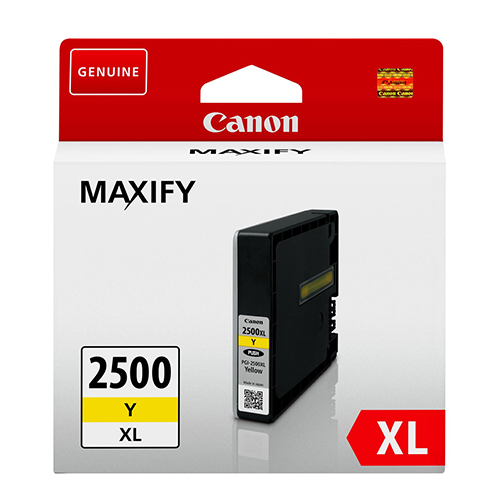 TINTEIRO ORIGINAL CANON PGI-2500XL AMARELO ALTA CAPACIDADE