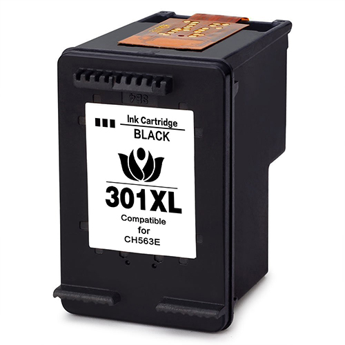 TINTEIRO COMPATÍVEL HP 301XL CH563EE PRETO ALTA CAPACIDADE