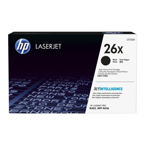 TONER ORIGINAL HP 26X CF226X PRETO ALTA CAPACIDADE