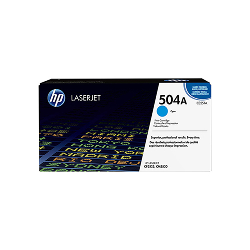 TONER ORIGINAL HP 504A CE251A CYAN 7000 PÁGINAS