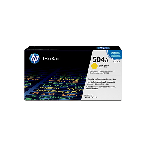 TONER ORIGINAL HP 504A CE252A AMARELO 7000 PÁGINAS