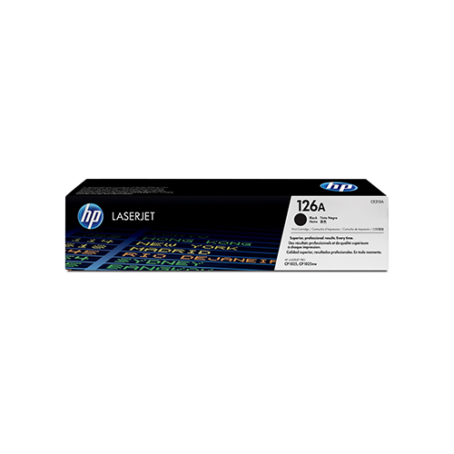 TONER ORIGINAL HP 126A CE310A PRETO