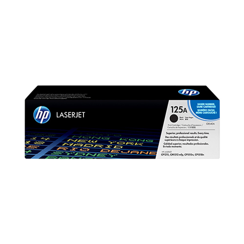 TONER ORIGINAL HP 125A CB540A PRETO 2200 PÁGINAS