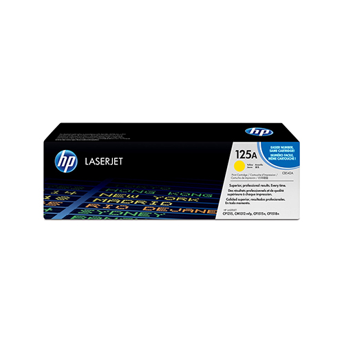 TONER ORIGINAL HP 125A CB542A AMARELO 1400 PÁGINAS