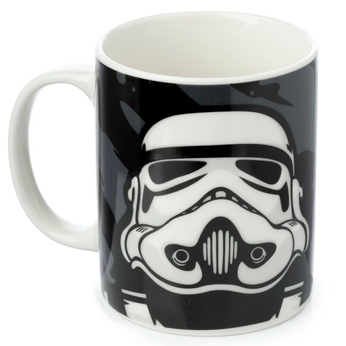 Caneca De Porcelna Stormtrooper Original Preto