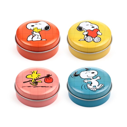 Bálsamo Labial em Lata Peanuts Snoopy and Woodstock
