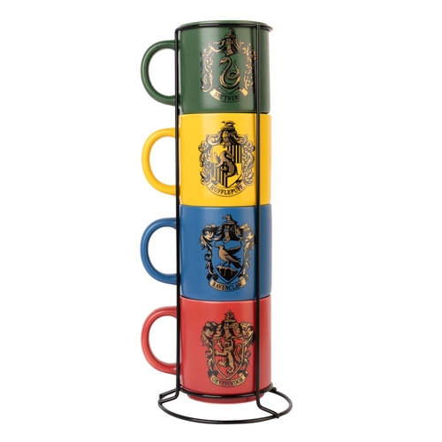 Caneca Erik Harry Potter - Conjunto 4 Canecas e Suporte