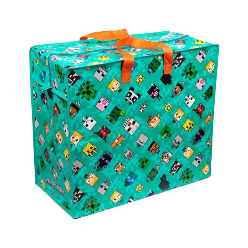 Saco de Arrumação com Fecho Zip Puckator Minecraft Chibi
