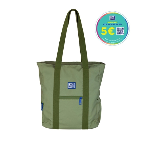 Tote Bag Oxford B-Trendy Verde Safari